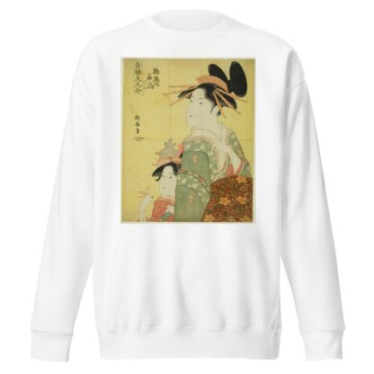 Hanaogi of the Ogiya, from the series ‘Beauties of the Pleasure Quarters by Eishōsai Chōki Sweatshirt