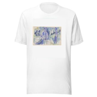 Handorgler in einer Mondnacht by Ernst Ludwig Kirchner T-Shirt