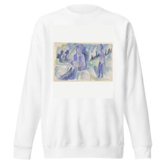 Handorgler in einer Mondnacht by Ernst Ludwig Kirchner Sweatshirt