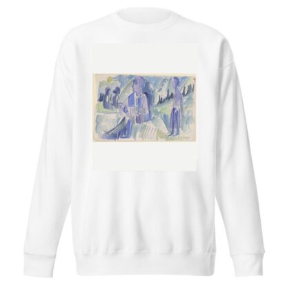 Handorgler in einer Mondnacht by Ernst Ludwig Kirchner Sweatshirt
