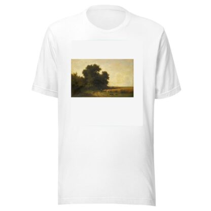 Harvest at the Border of a Forest by Gustave Castan T-Shirt