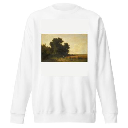 Harvest at the Border of a Forest by Gustave Castan Sweatshirt