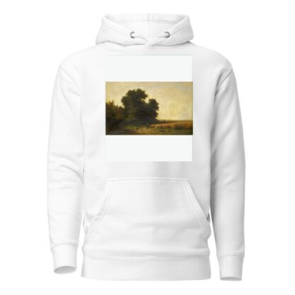Harvest at the Border of a Forest by Gustave Castan Hoodie