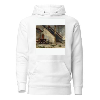 Hausgang mit Treppenaufgang by Franz von Defregger Hoodie