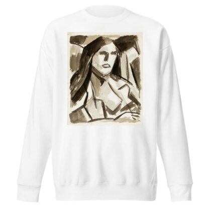 Head of Woman by Carl Newman Sweatshirt