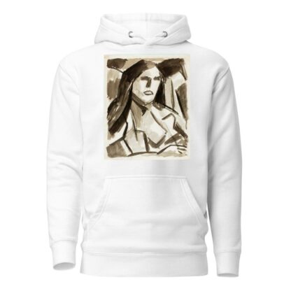 Head of Woman by Carl Newman Hoodie