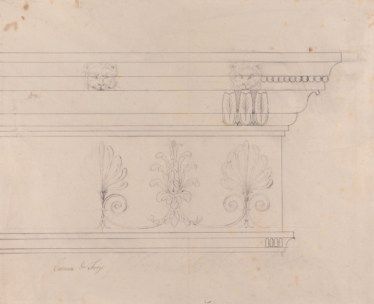 Headfort House: Cornice and Frieze by Robert Adam