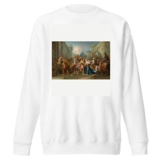 Hector Taking Leave Of Andromache by Jean Restout the Younger Sweatshirt