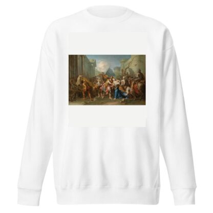 Hector Taking Leave Of Andromache by Jean Restout the Younger Sweatshirt