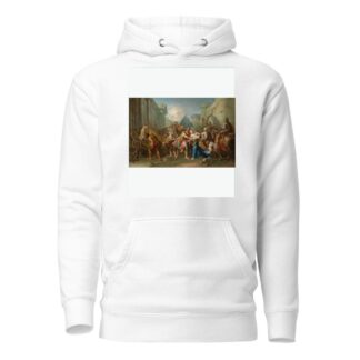 Hector Taking Leave Of Andromache by Jean Restout the Younger Hoodie