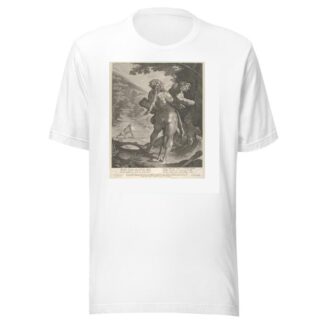 Hercules and Antaeus by Lucas Kilian T-Shirt