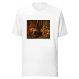 Hercules and Theseus in the Palace of King Pittheus by Louis Masreliez T-Shirt