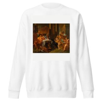 Hercules and Theseus in the Palace of King Pittheus by Louis Masreliez Sweatshirt