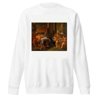 Hercules and Theseus in the Palace of King Pittheus by Louis Masreliez Sweatshirt