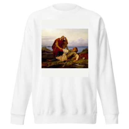 Hjalmar Parting From Orvar Odd After The Fight on Samsö by Mårten Eskil Winge Sweatshirt