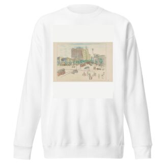 Hommachi, a business center by Akamatsu Rinsaku Sweatshirt