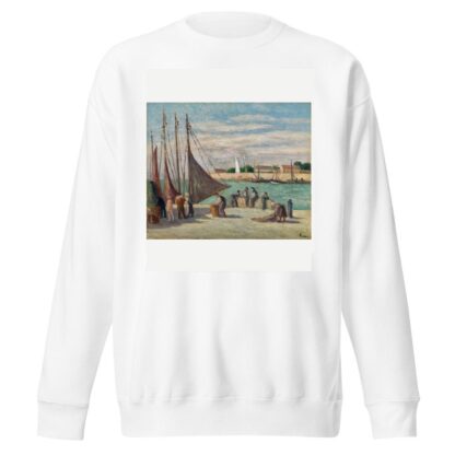 Honfleur, Sur le Quai by Maximilien Luce Sweatshirt