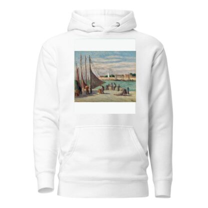 Honfleur, Sur le Quai by Maximilien Luce Hoodie