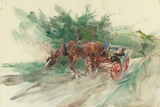Horse And Carriage by Giovanni Boldini