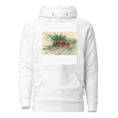 Horse And Carriage by Giovanni Boldini Hoodie
