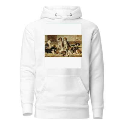 Hounds At Rest by John Emms Hoodie