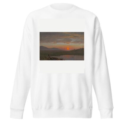 Hudson Valley, New York at Sunset by Frederic Edwin Church Sweatshirt
