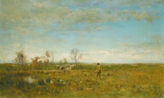 Hunters In Pont Long by Ivan Pavlovich Pokhitonov