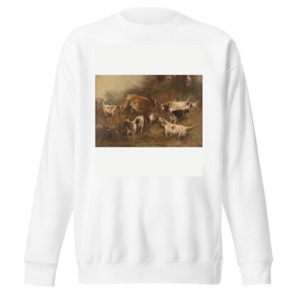 Hunting dogs catching the prey by Henry Schouten Sweatshirt