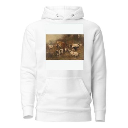 Hunting dogs catching the prey by Henry Schouten Hoodie