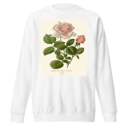 Hybrid Tea Rose – La France by Edward Step Sweatshirt