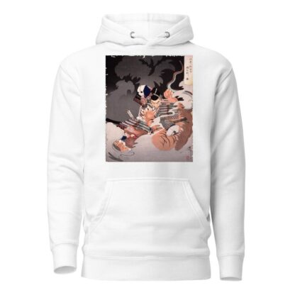 I No Hayata Kills the Nue at the Imperial Palace by Tsukioka Yoshitoshi Hoodie