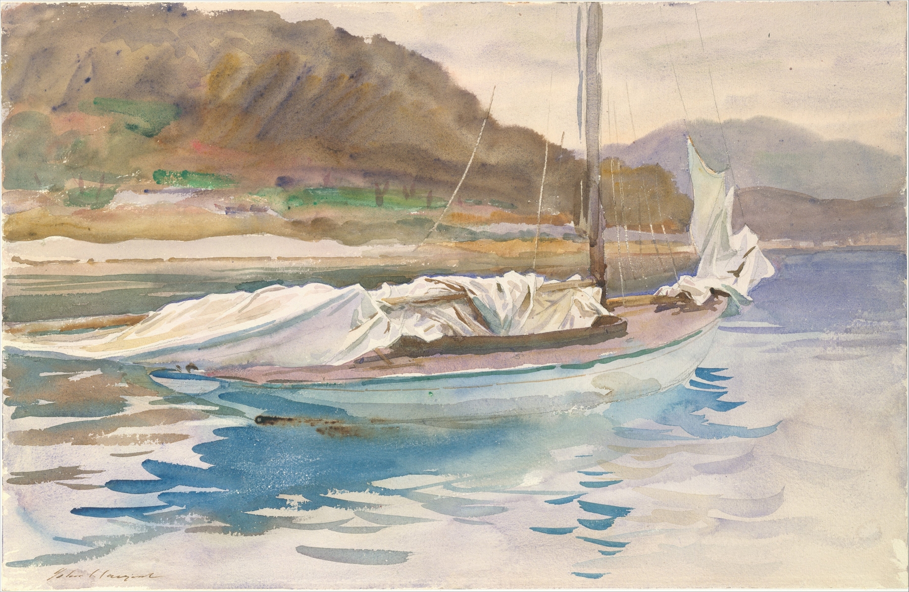 Idle Sails by John Singer Sargent