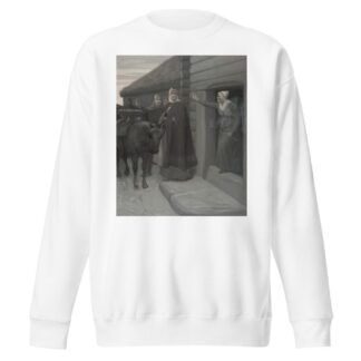 Illustration for Njal’s Saga by August Malmström Sweatshirt