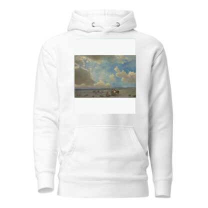 Indian Encampment by Albert Bierstadt Hoodie