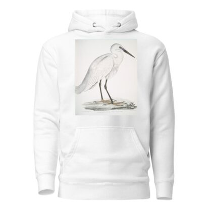 Indian white Heron, Ardea orientalis. by John Edward Gray Hoodie