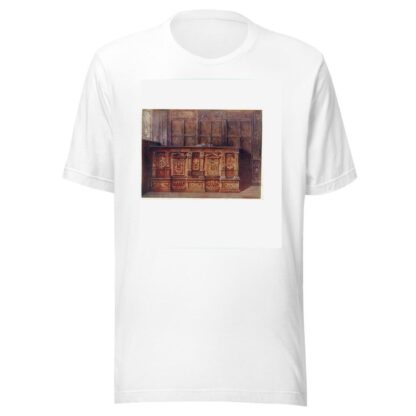 Inlaid muniment chest. Presented by Sir Hugh Offley, when Lord Mayor of London in 1556, to St. Mary Overie, now St. Saviour’s, Southwark Cathedral. by Edwin Foley T-Shirt