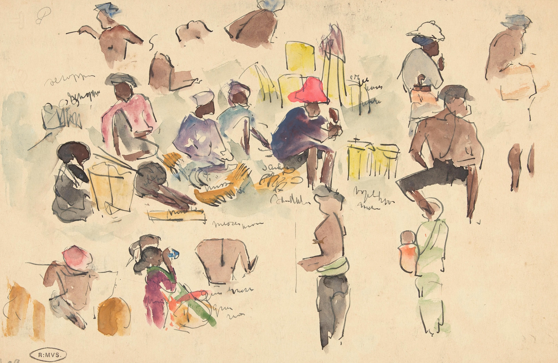 Inlandse figuren by Pierre Jean Apol