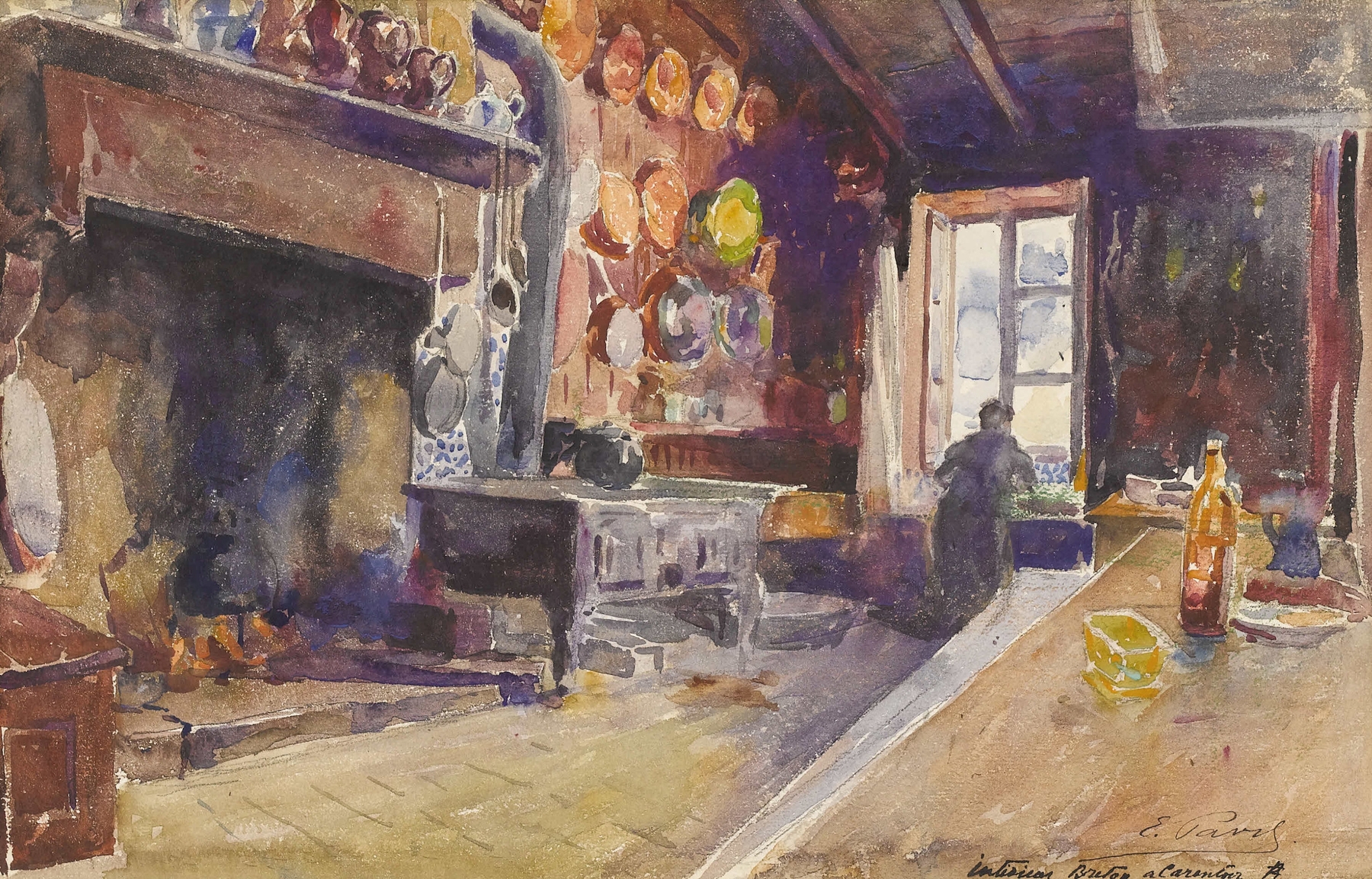 Interior Brenton A Carenton by Elie Anatole Pavis