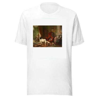 Interior with Dogs by Wouterus Verschuur T-Shirt