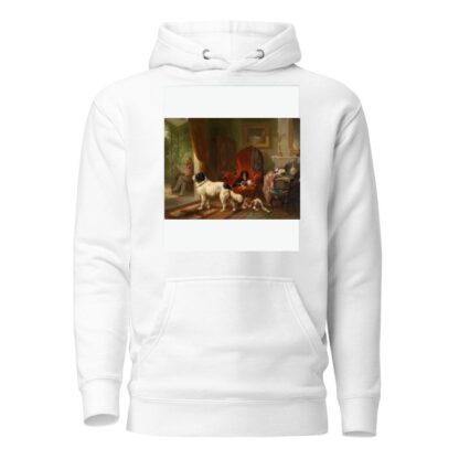 Interior with Dogs by Wouterus Verschuur Hoodie