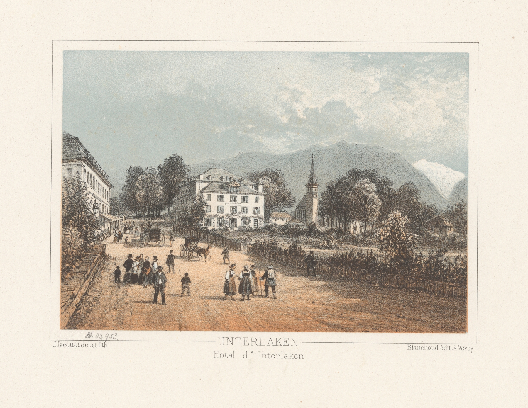 Interlaken Hotel d’Interlaken by Jean Jacottet