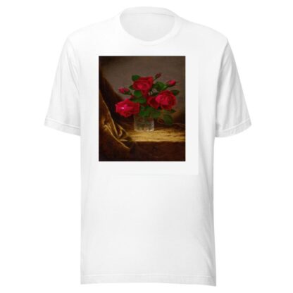 Jacqueminot Roses by Martin Johnson Heade T-Shirt