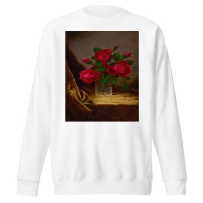 Jacqueminot Roses by Martin Johnson Heade Sweatshirt