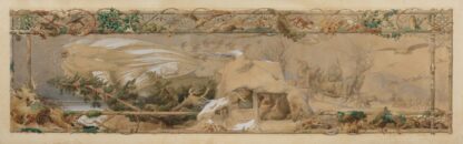 Jahreszeitenzyklus; Der Winter by Adolf Schrödter