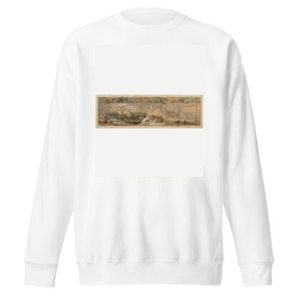 Jahreszeitenzyklus; Der Winter by Adolf Schrödter Sweatshirt
