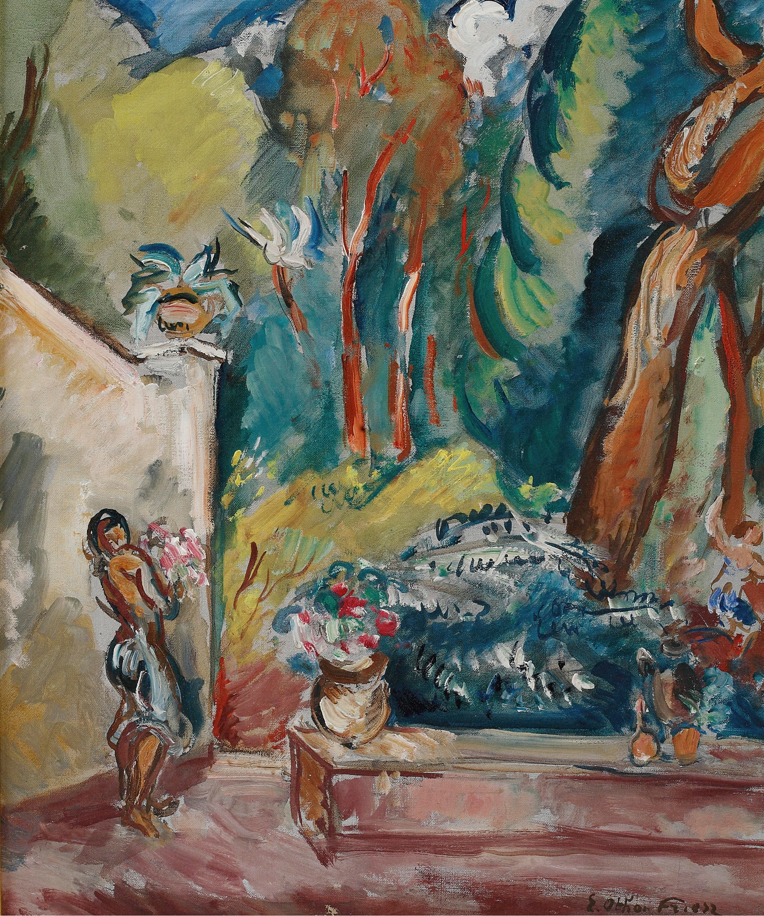 Jardin Des Jarres by Emile Othon Friesz