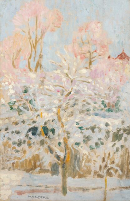 Jardin sous la neige by Maurice Denis