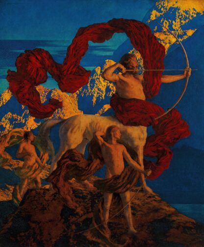 Jason and His Teacher by Maxfield Parrish
