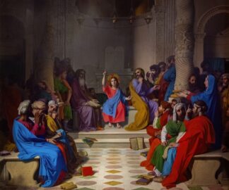 Jesus among the doctors by Jean Auguste Dominique Ingres