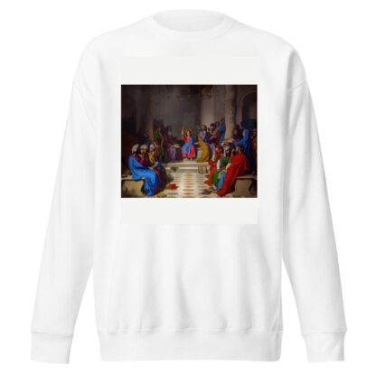 Jesus among the doctors by Jean Auguste Dominique Ingres Sweatshirt